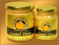 Golden Orchard's fragrant Peach Creamed Honey
