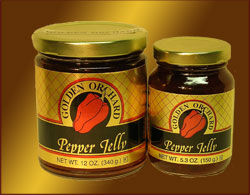Golden Orchard Pepper Jelly is low-sugar and high-taste